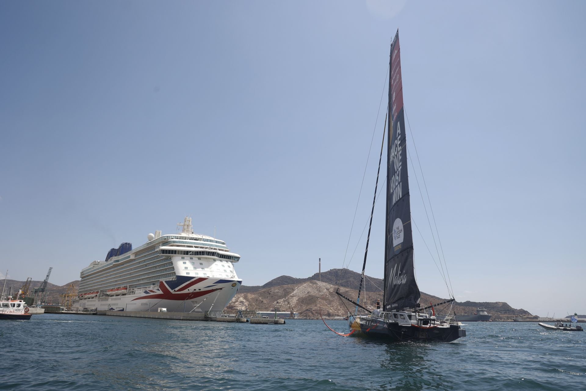En imágenes, la Ocean Race conquista Cartagena