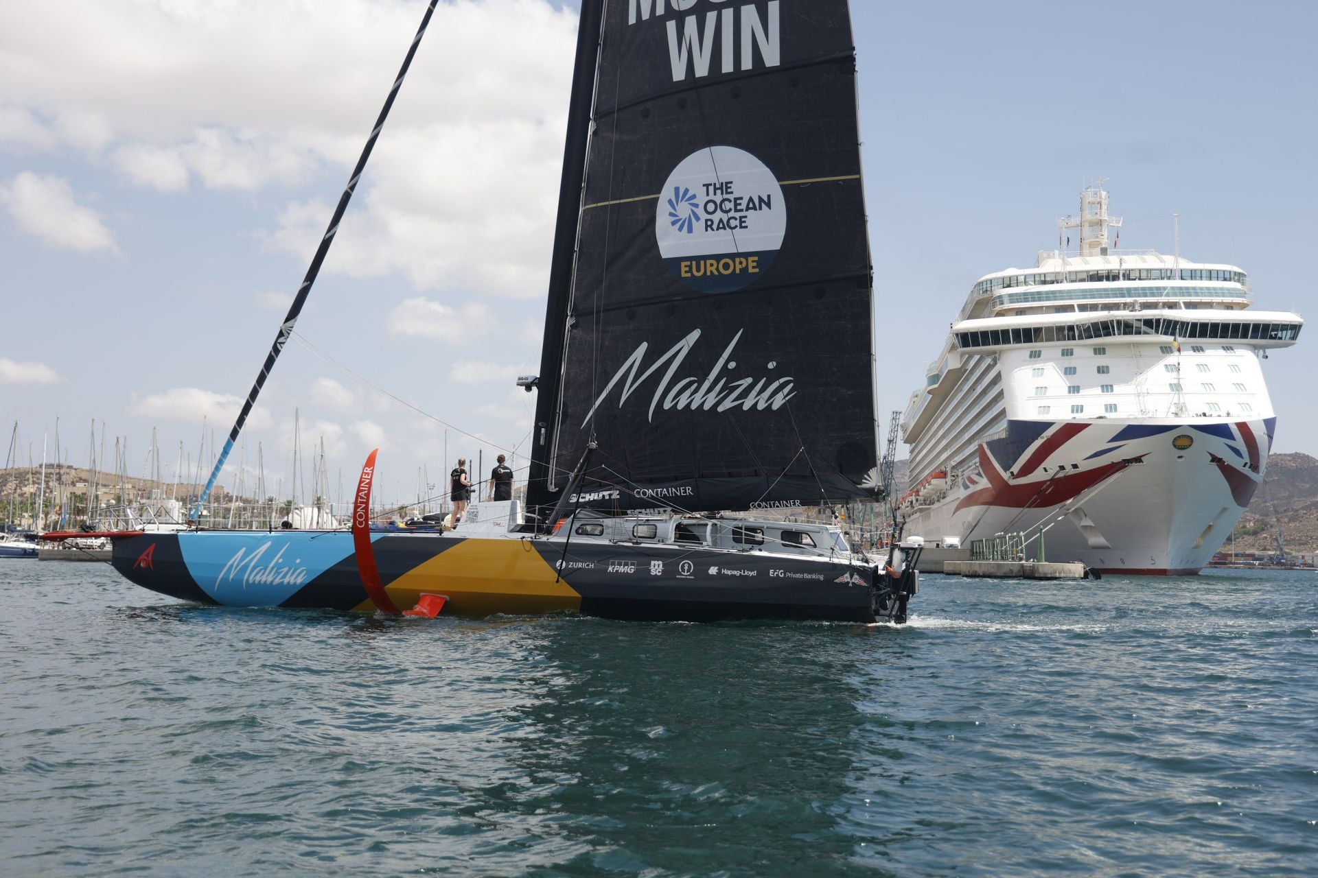 En imágenes, la Ocean Race conquista Cartagena