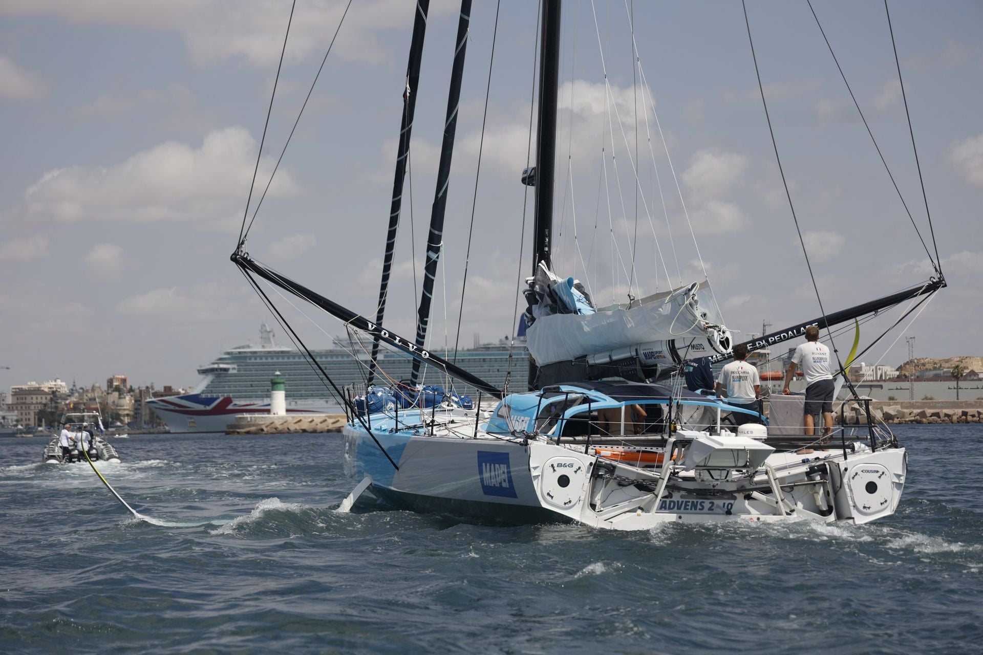 En imágenes, la Ocean Race conquista Cartagena