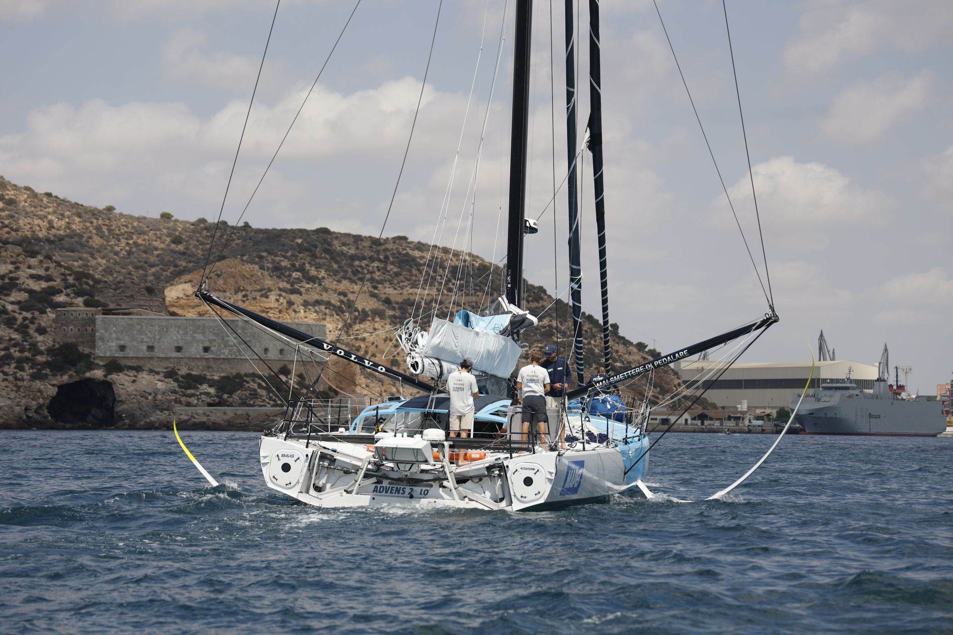 En imágenes, la Ocean Race conquista Cartagena
