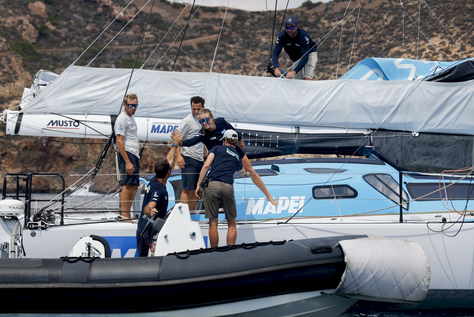 En imágenes, la Ocean Race conquista Cartagena