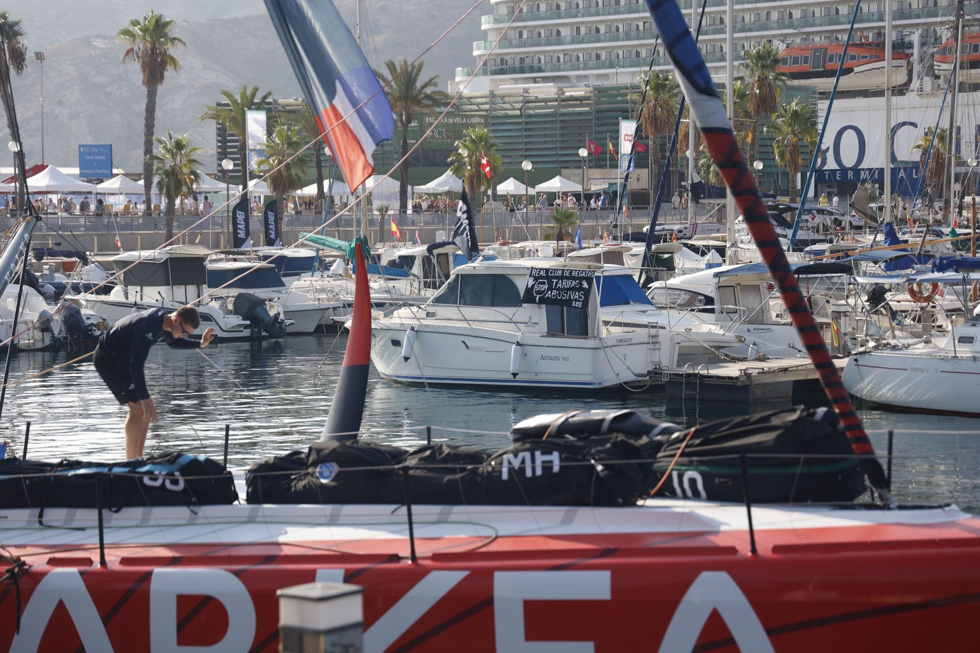 En imágenes, la Ocean Race conquista Cartagena