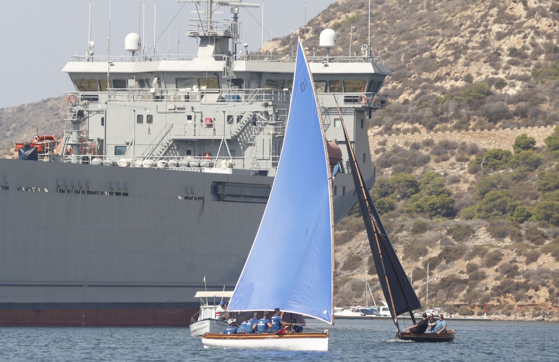 Velas latinas y visitas a los barcos de la Ocean Race