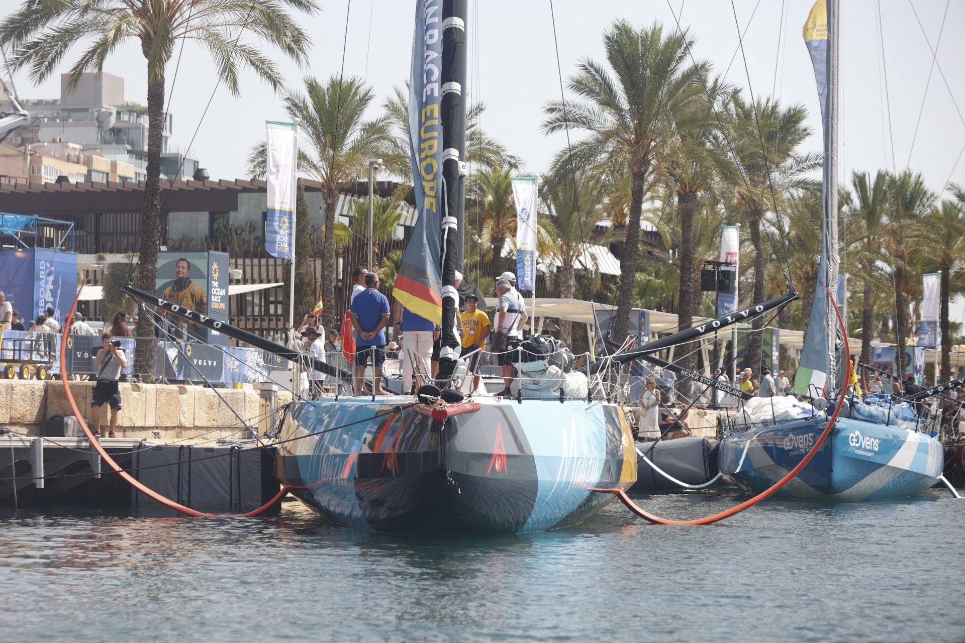Velas latinas y visitas a los barcos de la Ocean Race