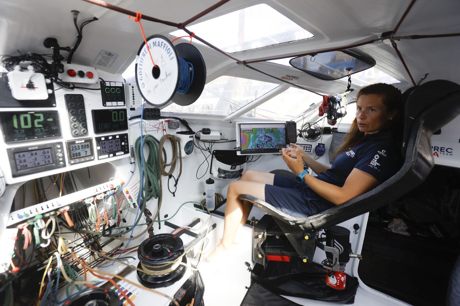 Velas latinas y visitas a los barcos de la Ocean Race