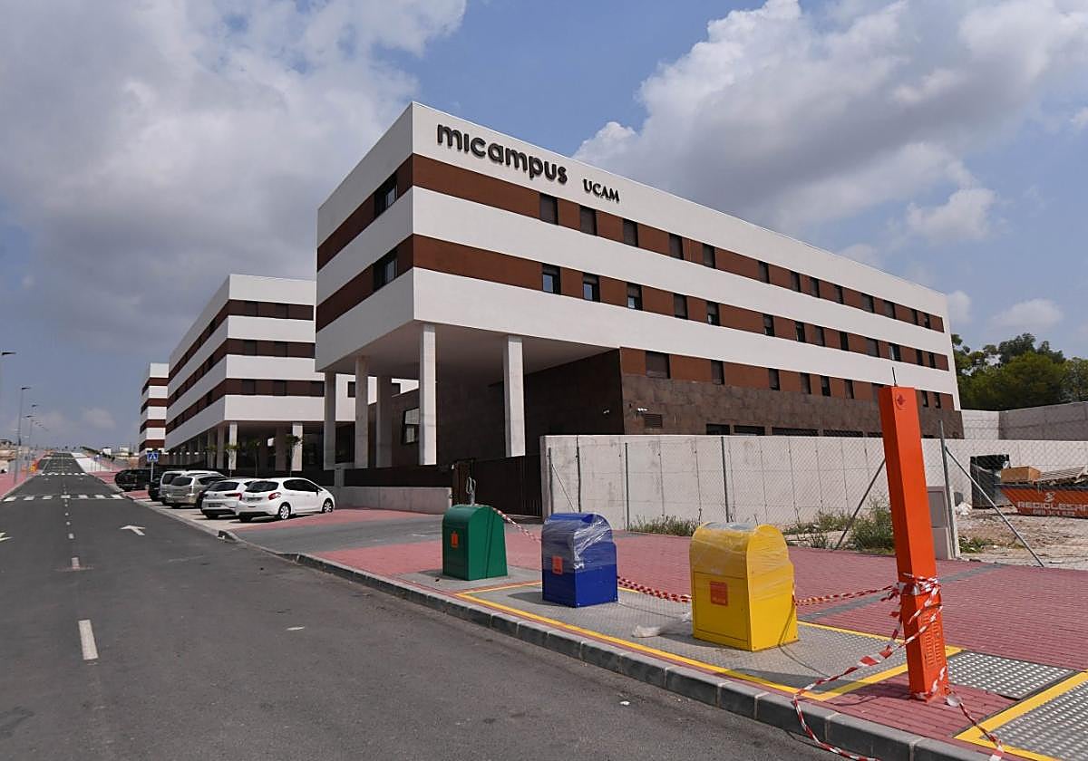 Nueva residencia de Micampus, vinculada a la UCAM y construida a menos de un kilómetro de esta, en la pedanía de La Ñora.