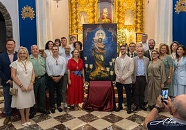 Acto de presentación del cartel con la Virgen de las Maravillas.