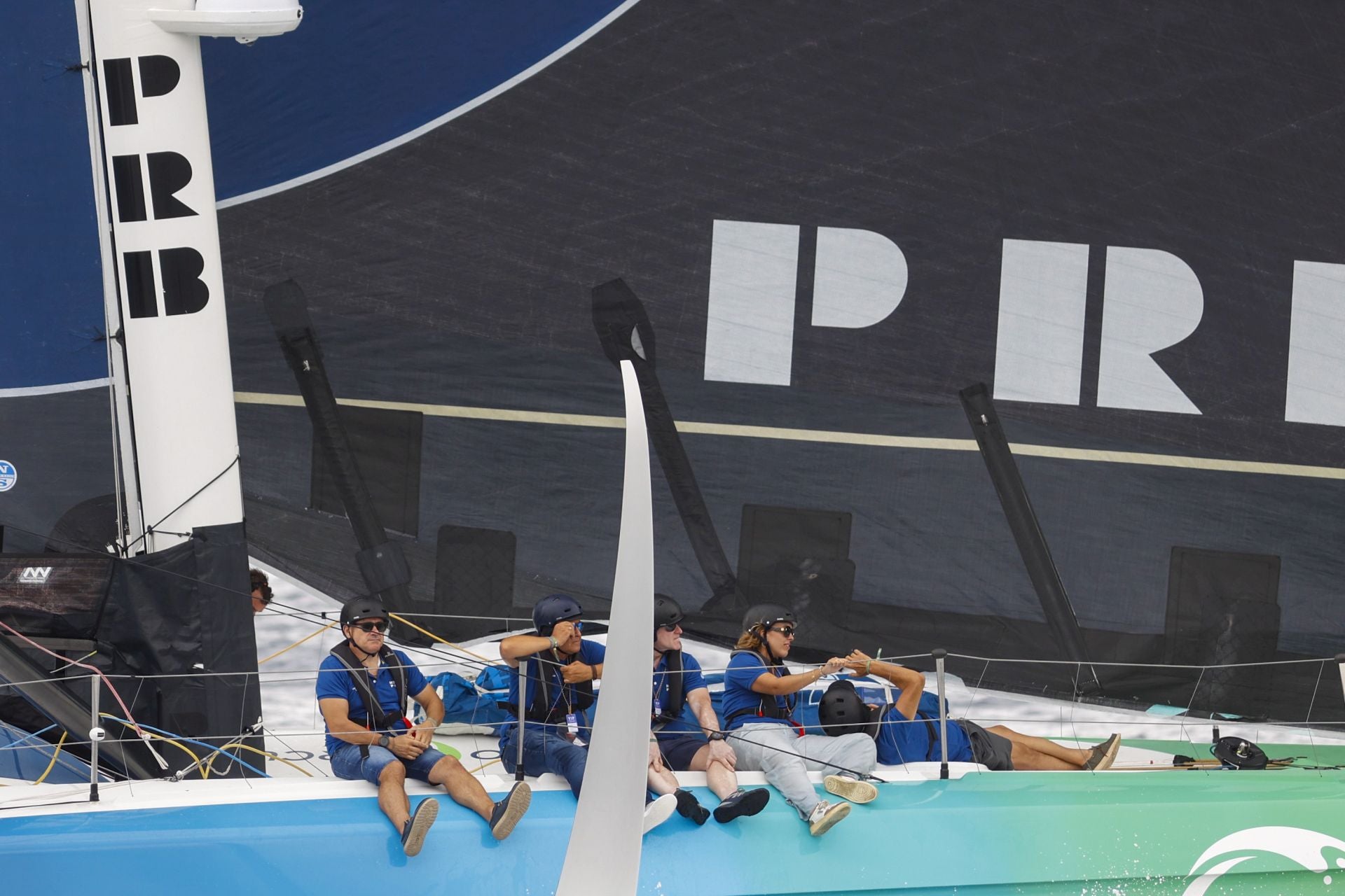 En imágenes, exhibición de una milla náutica de la Ocean Race en Cartagena