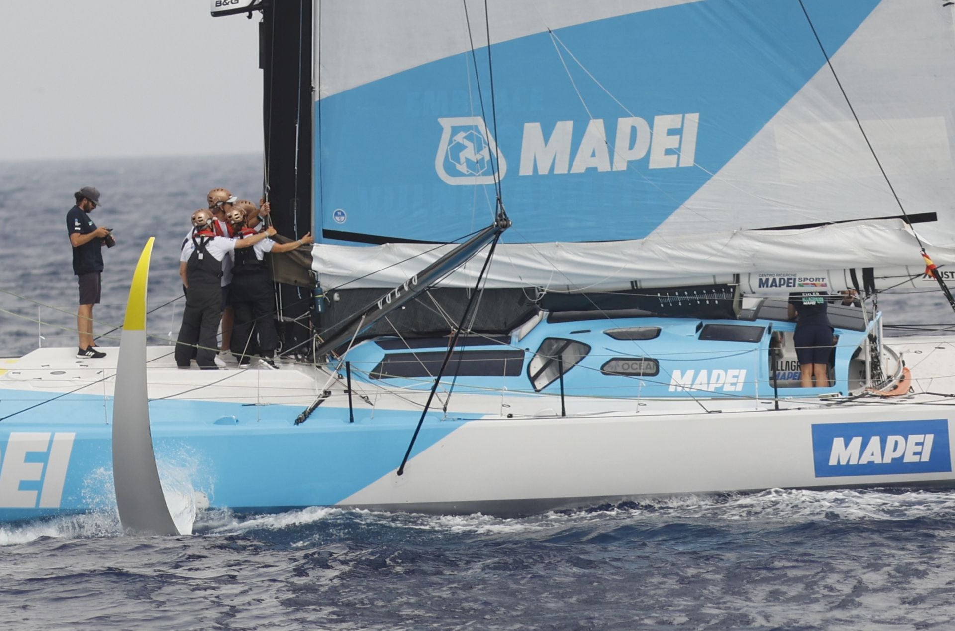 En imágenes, exhibición de una milla náutica de la Ocean Race en Cartagena