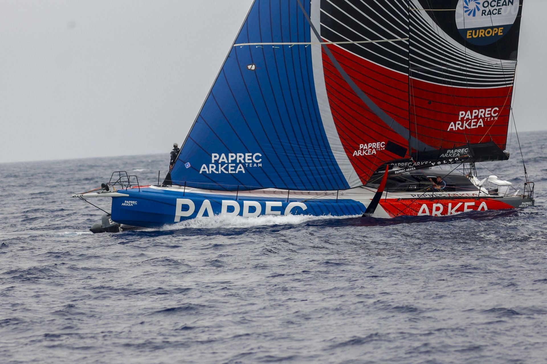 En imágenes, exhibición de una milla náutica de la Ocean Race en Cartagena