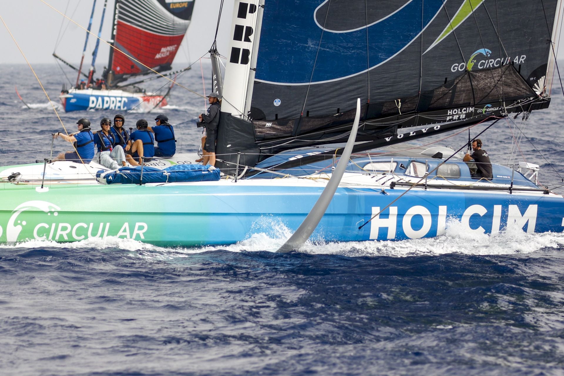 En imágenes, exhibición de una milla náutica de la Ocean Race en Cartagena