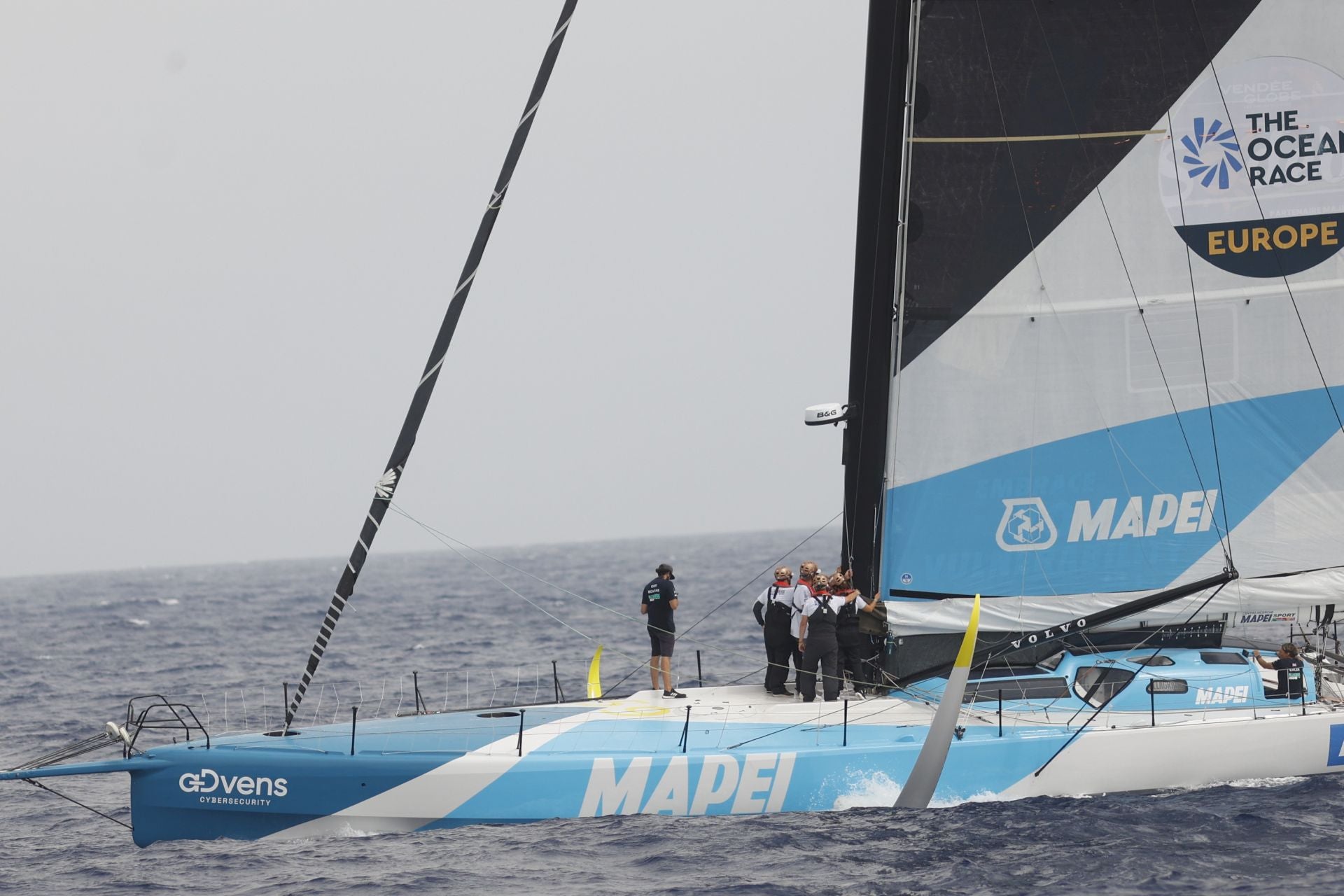 En imágenes, exhibición de una milla náutica de la Ocean Race en Cartagena