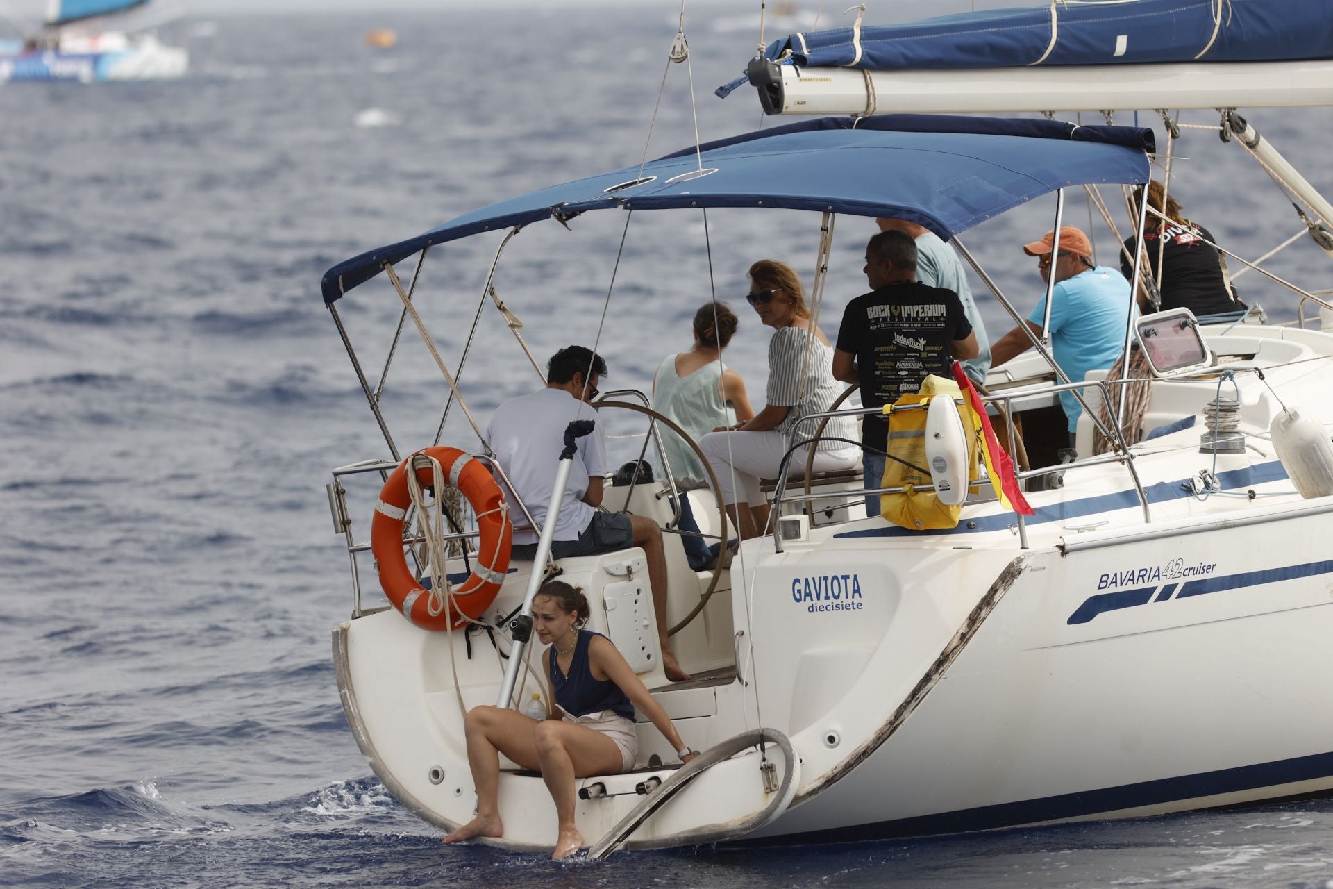 En imágenes, exhibición de una milla náutica de la Ocean Race en Cartagena