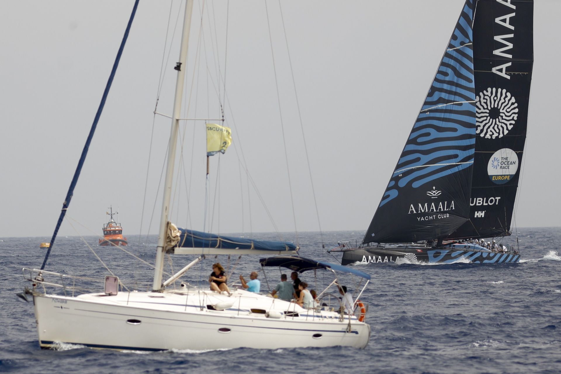 En imágenes, exhibición de una milla náutica de la Ocean Race en Cartagena