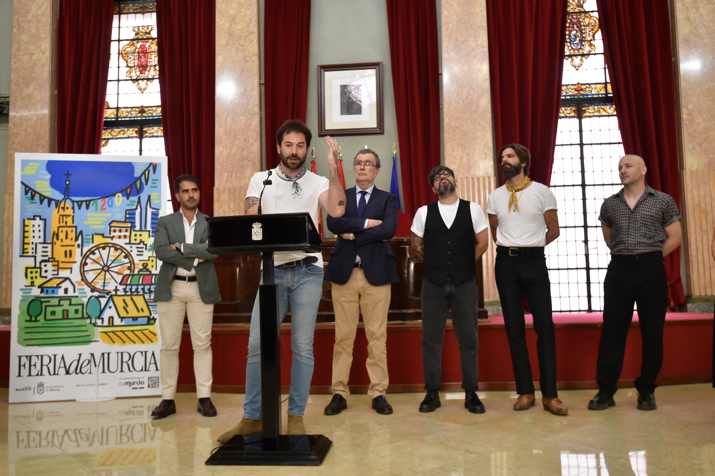 La presentación de Viva Suecia como pregoneros de la Feria de Murcia, en imágenes