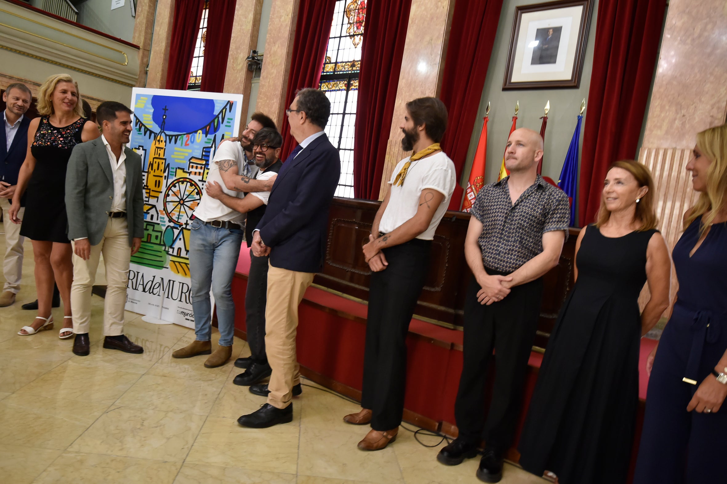 La presentación de Viva Suecia como pregoneros de la Feria de Murcia, en imágenes
