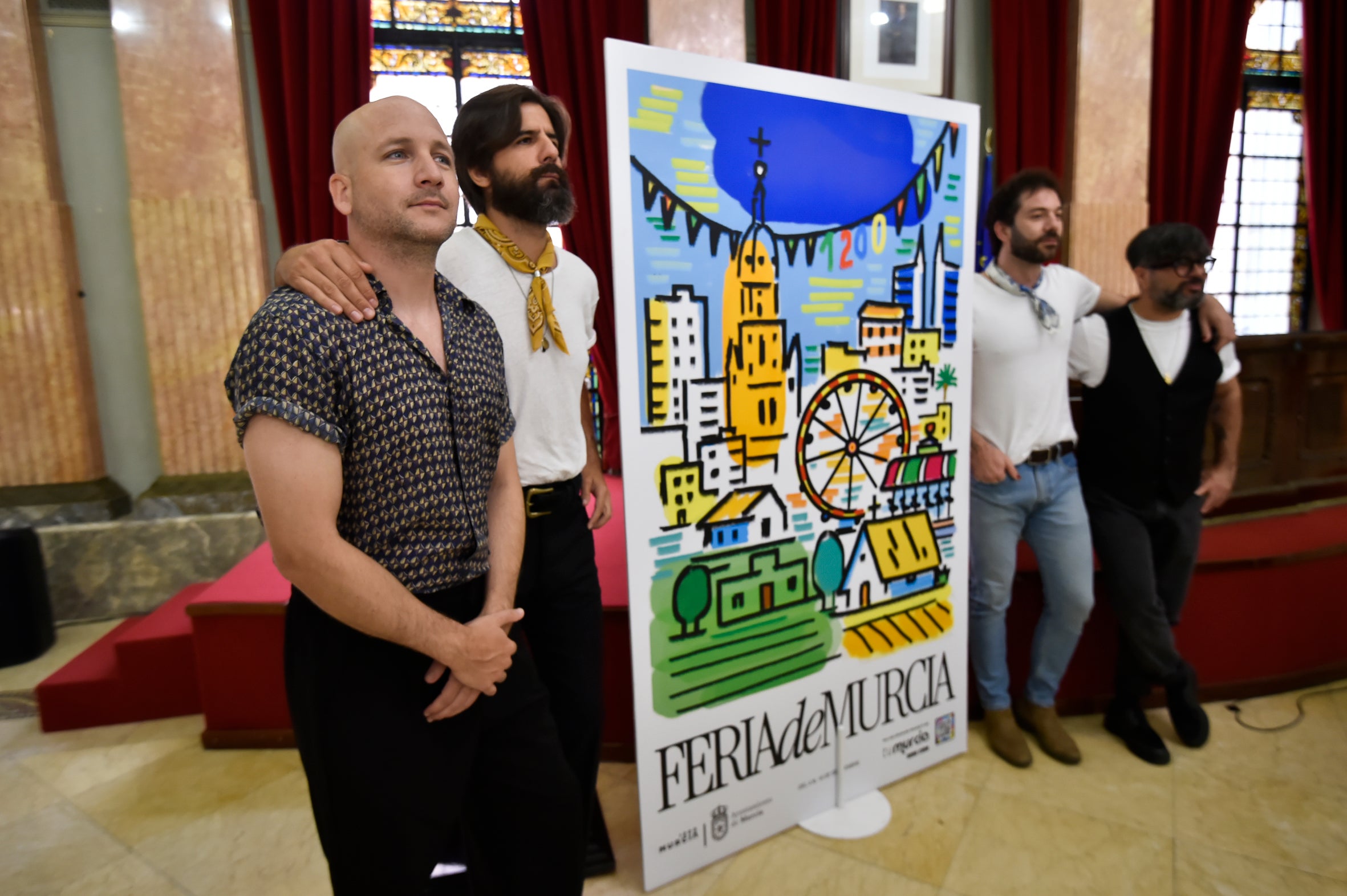 La presentación de Viva Suecia como pregoneros de la Feria de Murcia, en imágenes