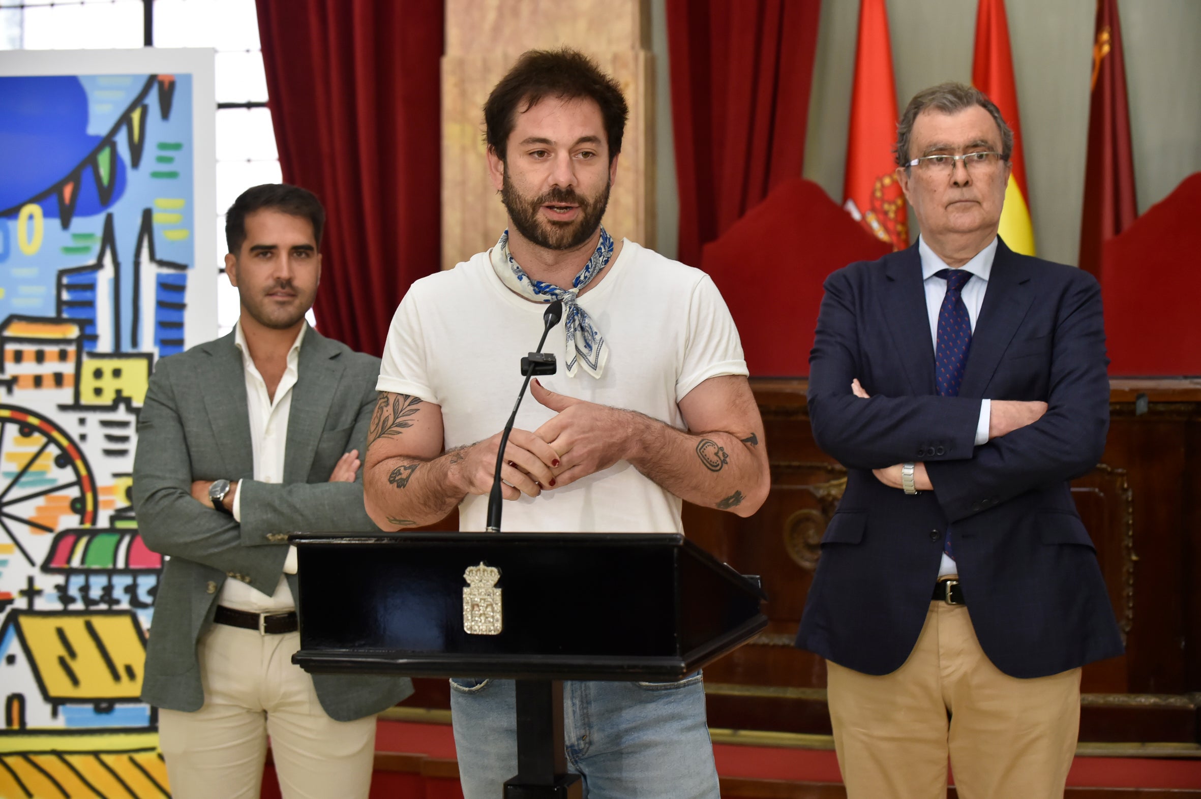 La presentación de Viva Suecia como pregoneros de la Feria de Murcia, en imágenes