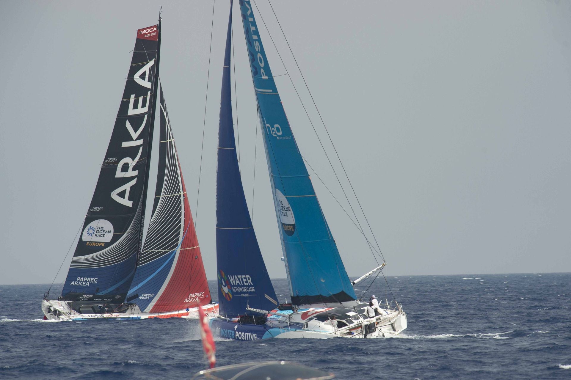 En imágenes, la Ocean Race se marcha de Cartagena hacia Niza
