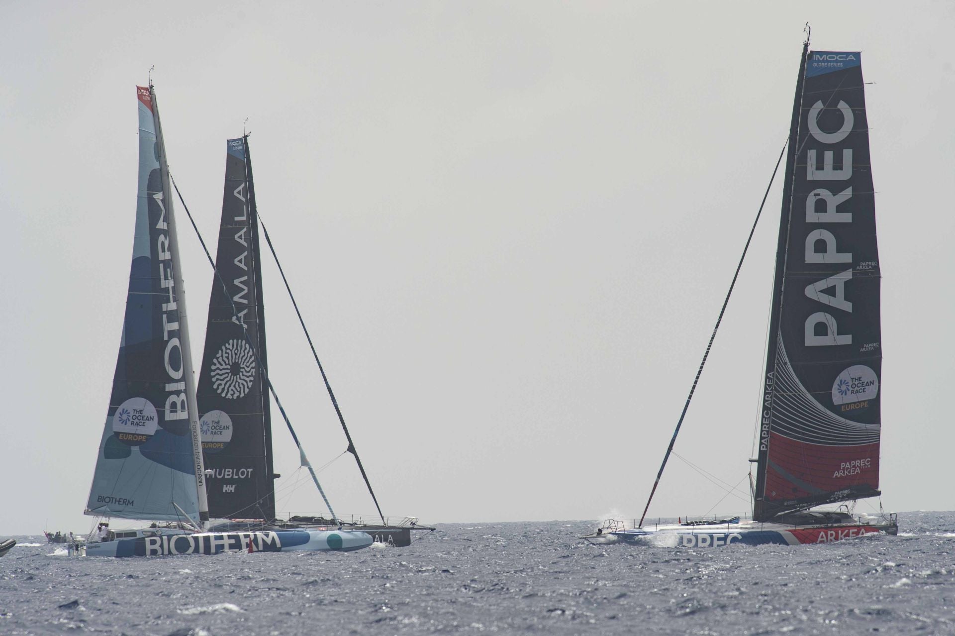 En imágenes, la Ocean Race se marcha de Cartagena hacia Niza