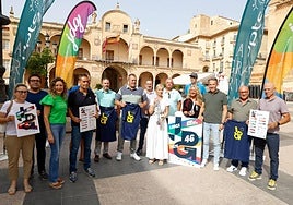 La presentación de los 46º Juegos Deportivos del Guadalentín en Lorca, este martes.