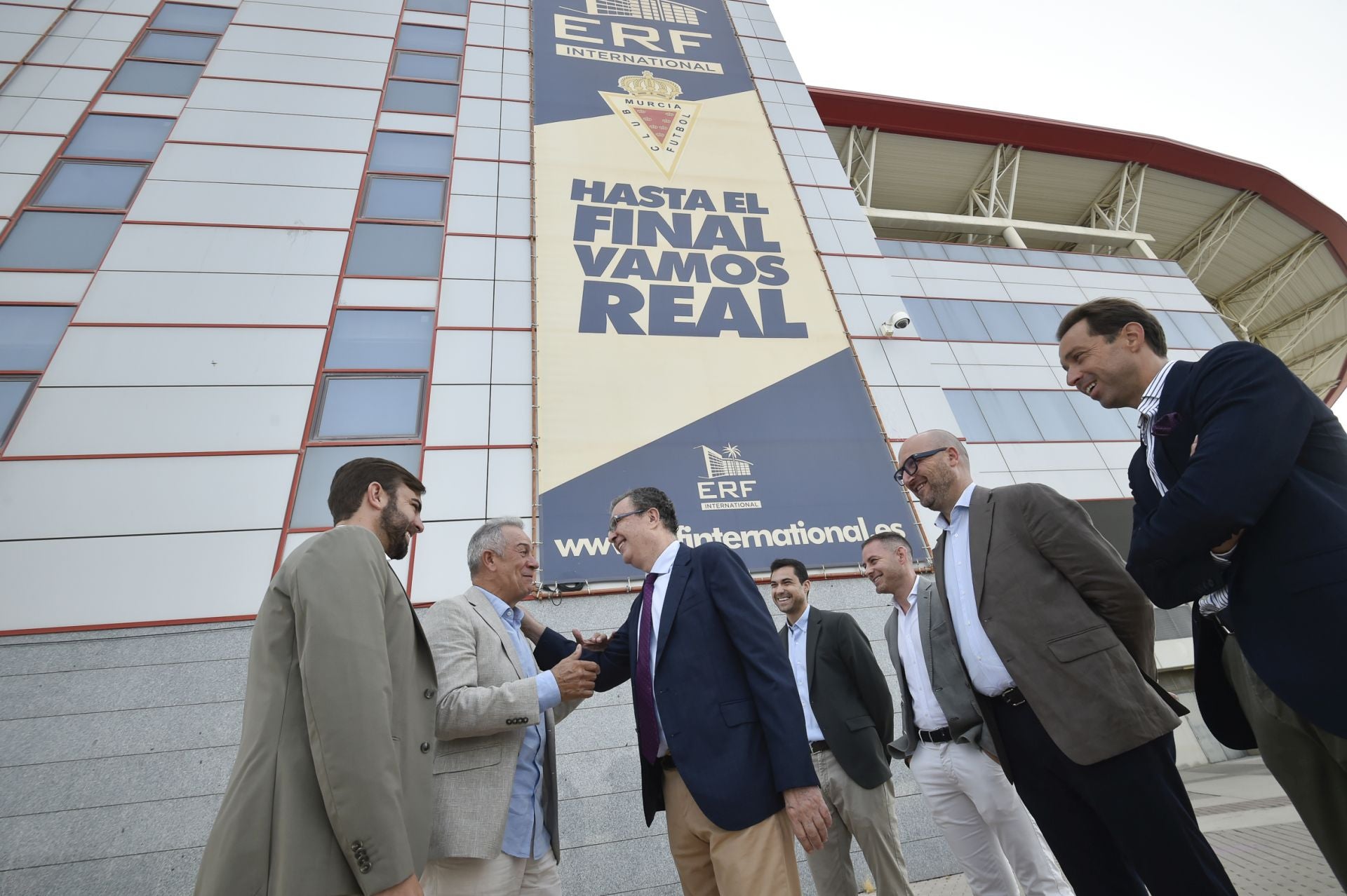 La presentación de la tienda del Real Murcia, en imágenes