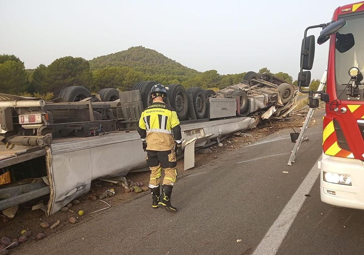 Estado del vehículo tras el accidente.