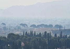 Polvo sahariano en la Región de Murcia, en una imagen de archivo.