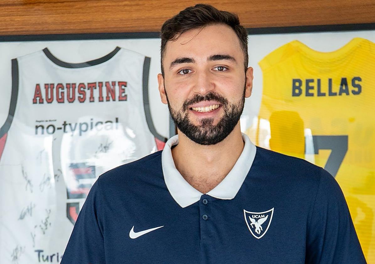 Emanuel Cate, en su presentación con UCAM Murcia CB.