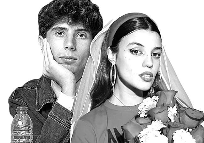 La cartagenera Mariang Maturana, junto a Carlos Peguer