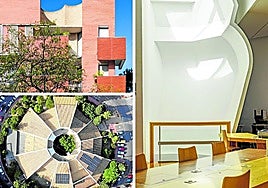 Edificio de viviendas Cooperativa Myrtia. | Escuela de Arte de Murcia. | Biblioteca Regional de Murcia.