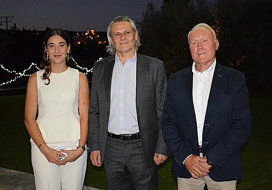 Mónica García, Jesús Torres y Diego Sánchez, el viernes en el acto.