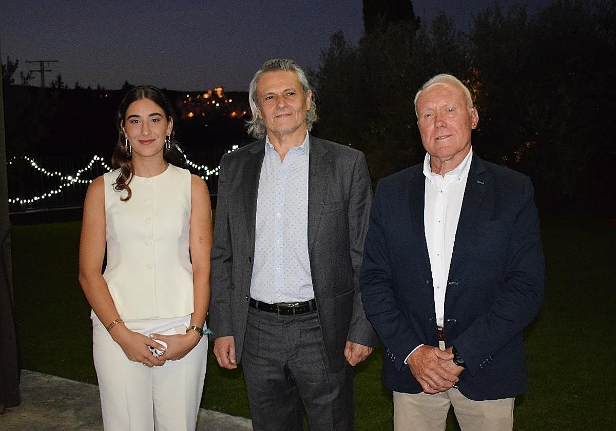 Mónica García, Jesús Torres y Diego Sánchez, el viernes en el acto.
