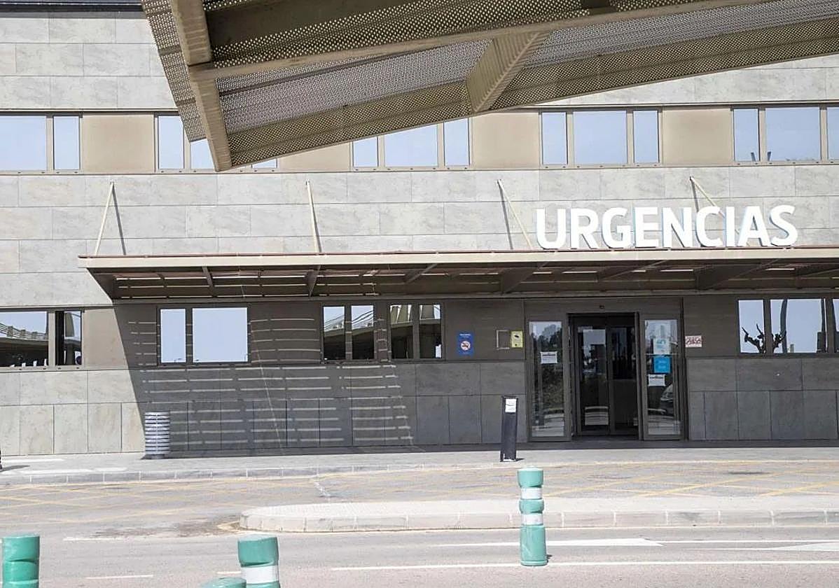 Entrada de urgencias del hospital Los Arcos, en una imagen de archivo.