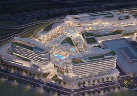 Proyecto del centro comercial Infinity, en Valencia, que ha comprado la empresa de Tomás Olivo para su desarrollo en los próximos años.