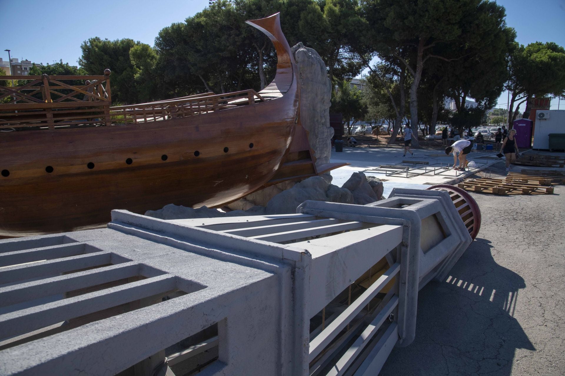 Carthagineses y Romanos inician la cuenta atrás con el montaje del campamento
