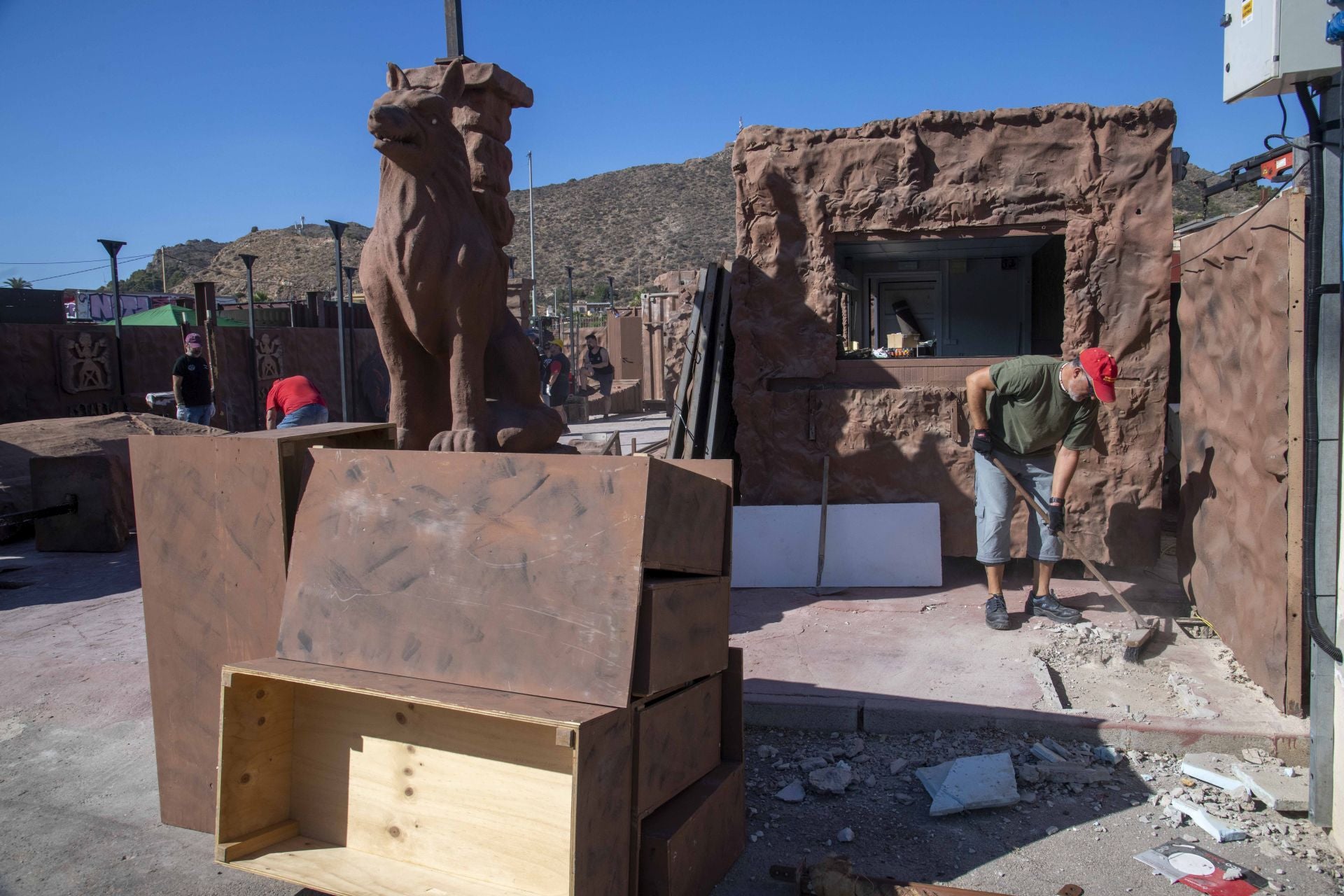 Carthagineses y Romanos inician la cuenta atrás con el montaje del campamento