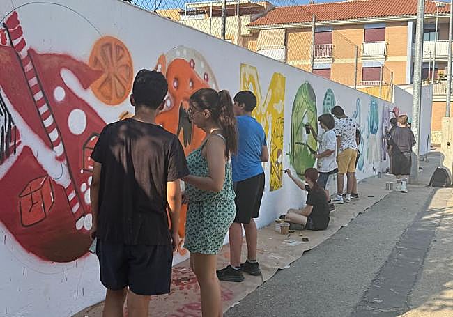 Taller de arte urbano para niños organizado por Murcia Street Art Project.