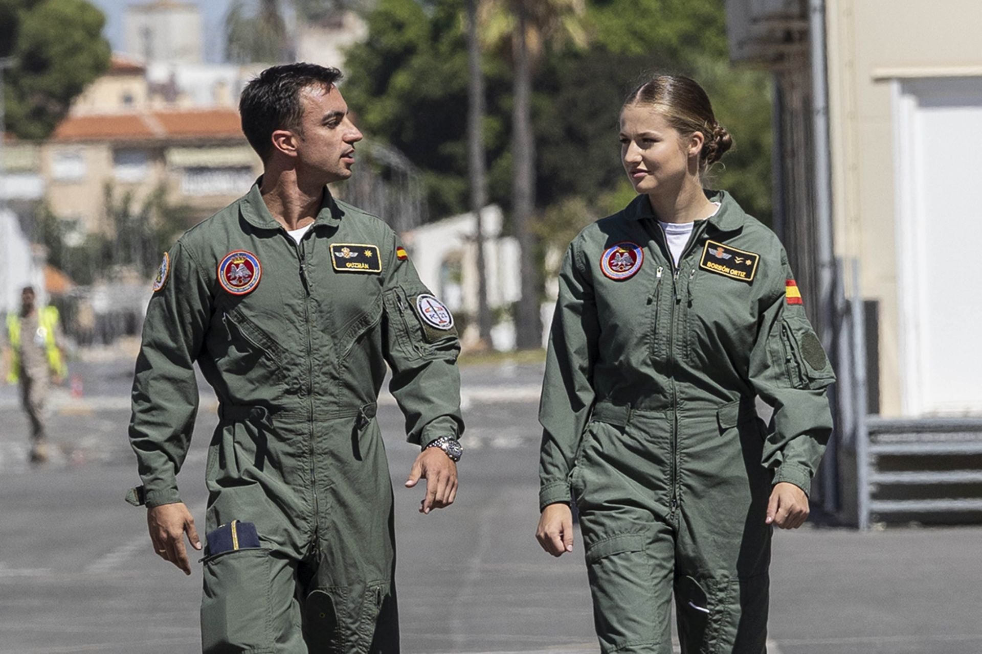 La llegada de la Princesa Leonor a la AGA de San Javier, en imágenes