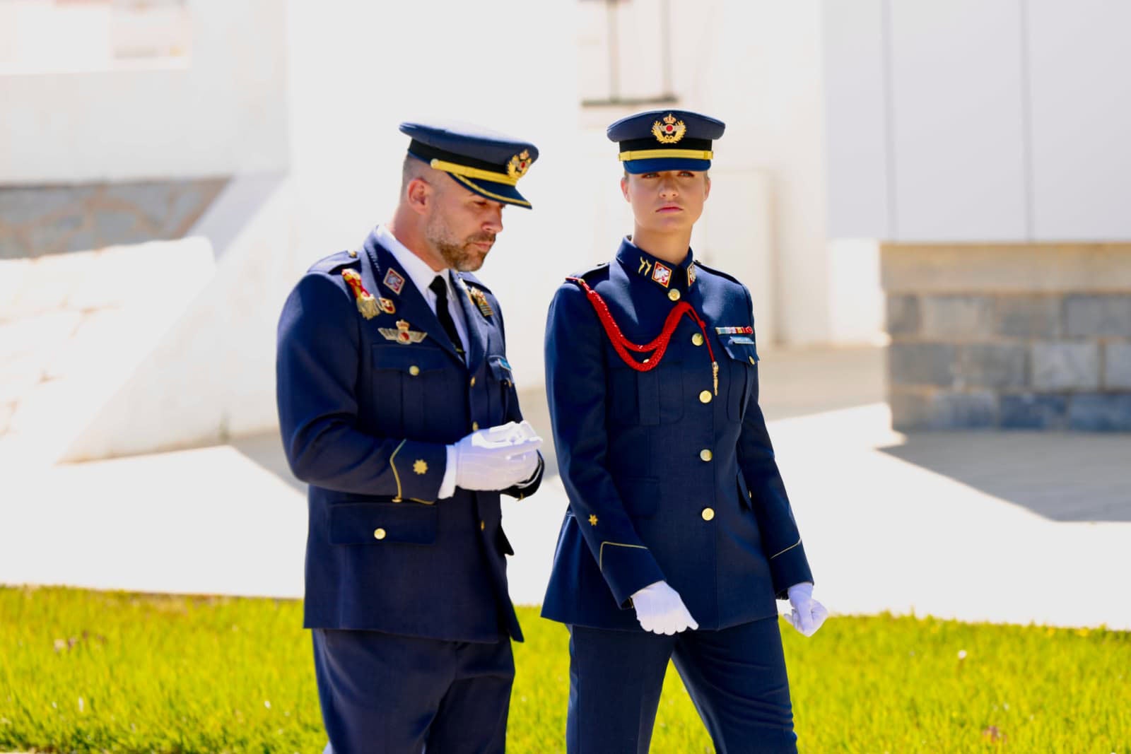 La llegada de la Princesa Leonor a la AGA de San Javier, en imágenes