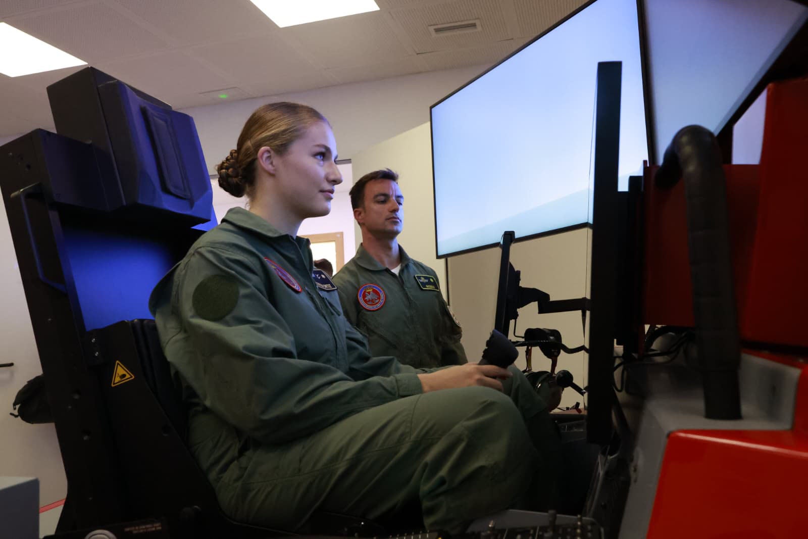 La llegada de la Princesa Leonor a la AGA de San Javier, en imágenes