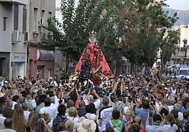 La bajada de la Virgen de la Fuensanta, en septiembre de 2024.