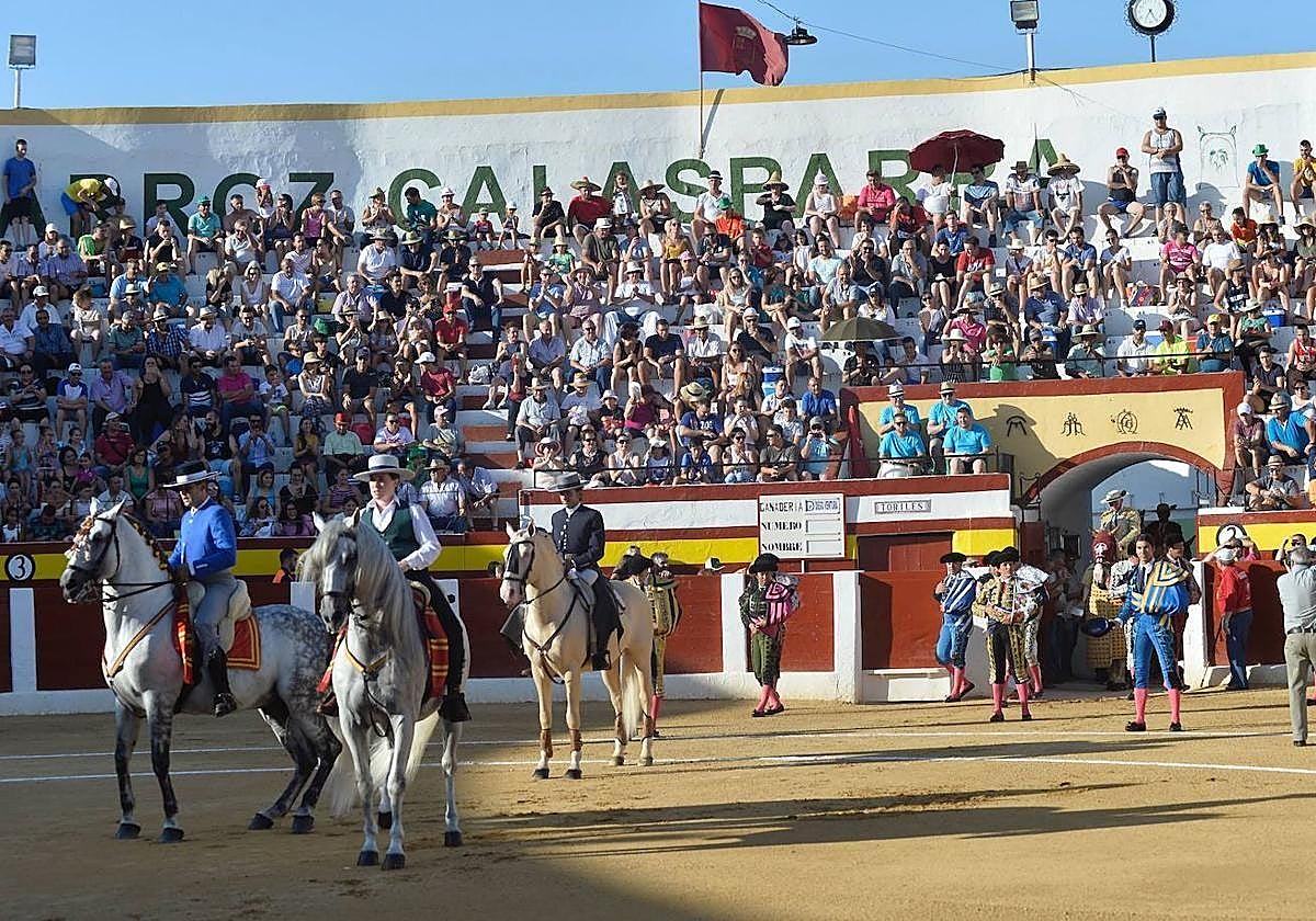 Imagen de archivo de un festejo taurino en Calasparra.