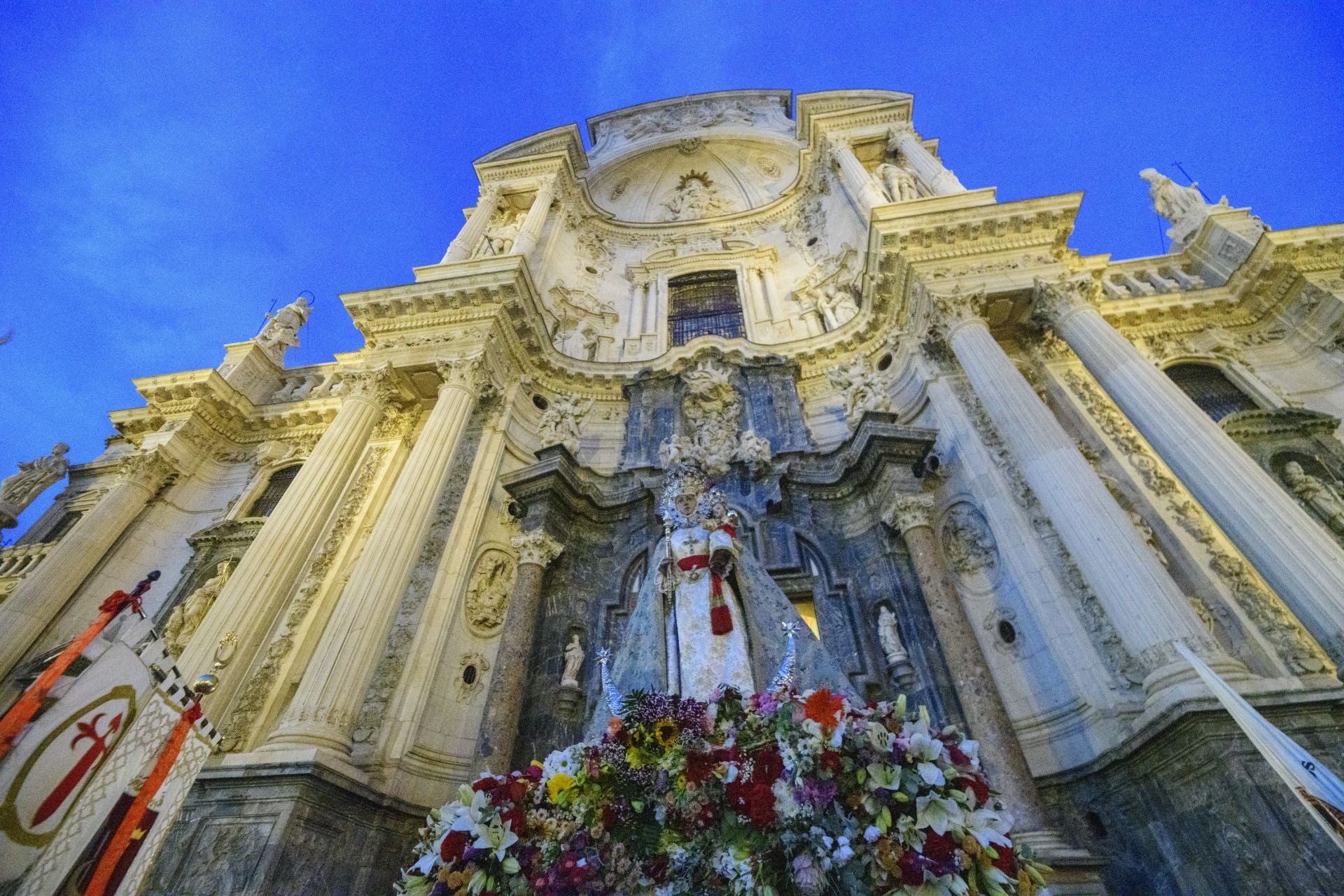 Las imágenes del recibimiento en Murcia a la Virgen de la Fuensanta