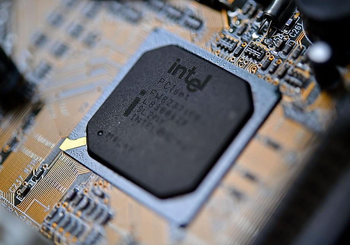 Un microprocesador en una imagen de archivo.