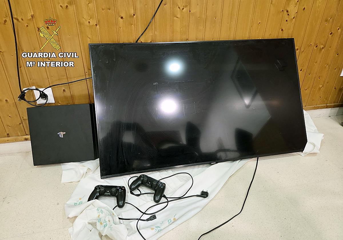 Objetos recuperados.