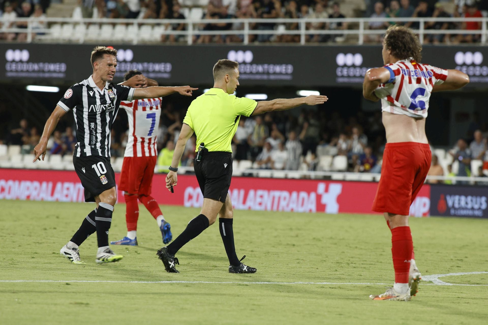 La victoria del Cartagena frente al Atlético Madrileño, en imágenes