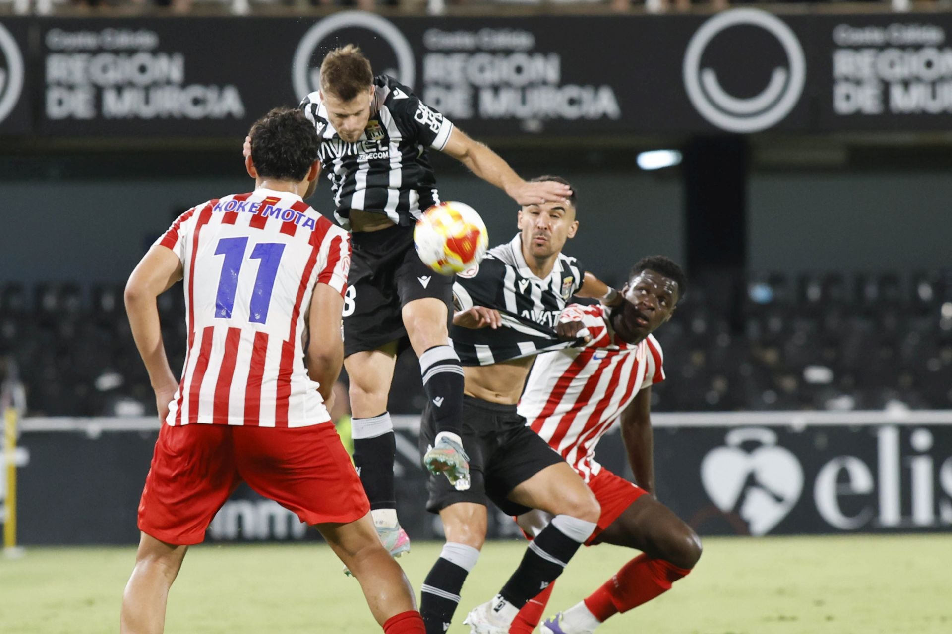 La victoria del Cartagena frente al Atlético Madrileño, en imágenes