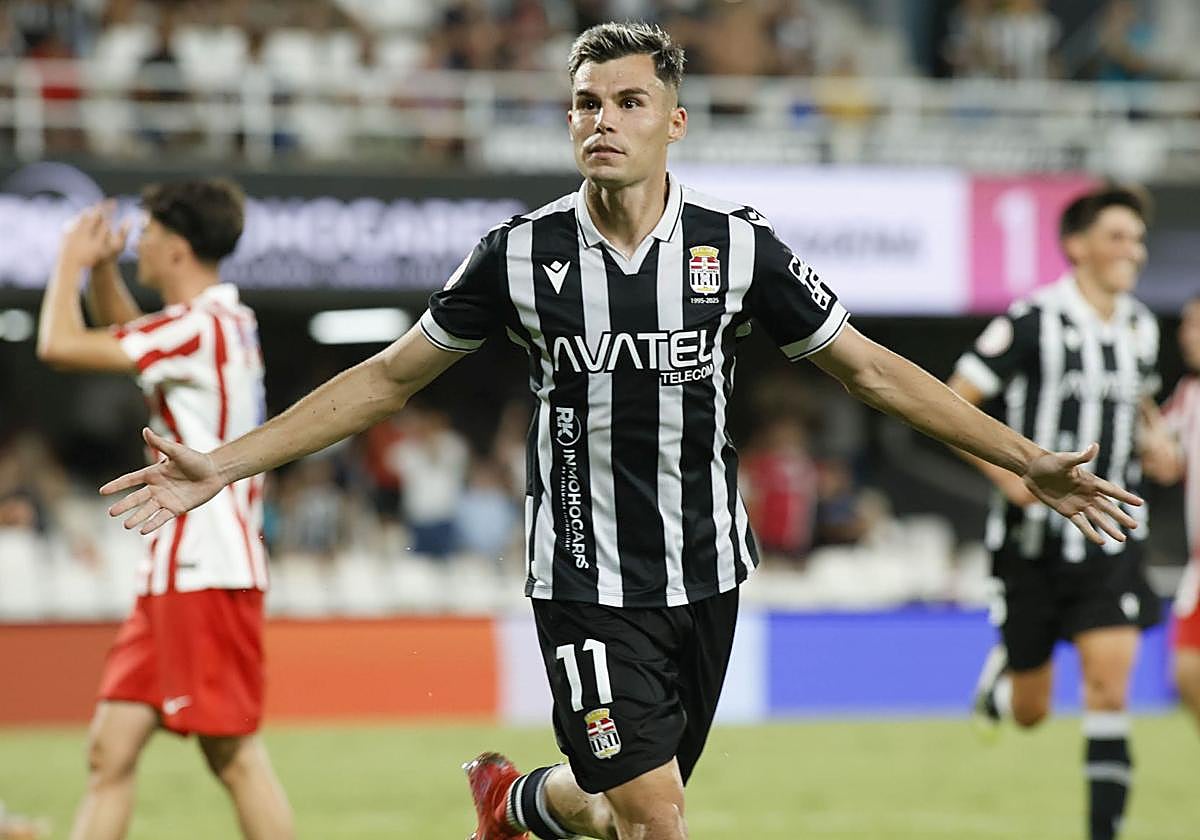La victoria del Cartagena frente al Atlético Madrileño, en imágenes