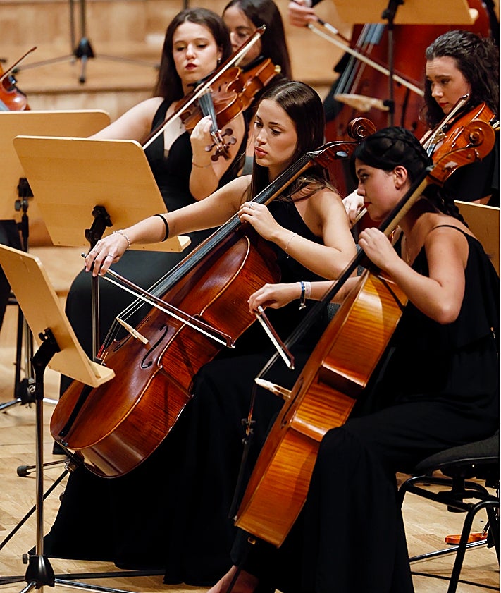 Imagen secundaria 2 - La Orquesta de Jóvenes de la Región de Murcia emociona con Chaikovski y Dvořák